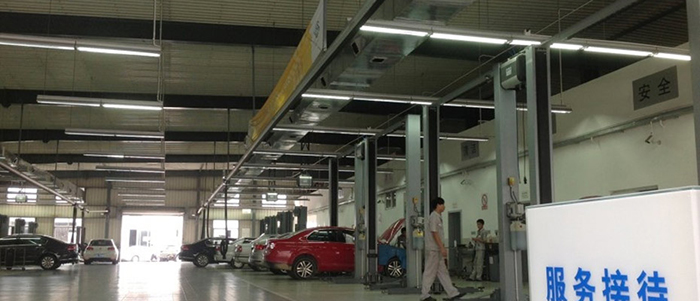 汽車車間環(huán)?？照{(diào)番禺4S店維保車間案例